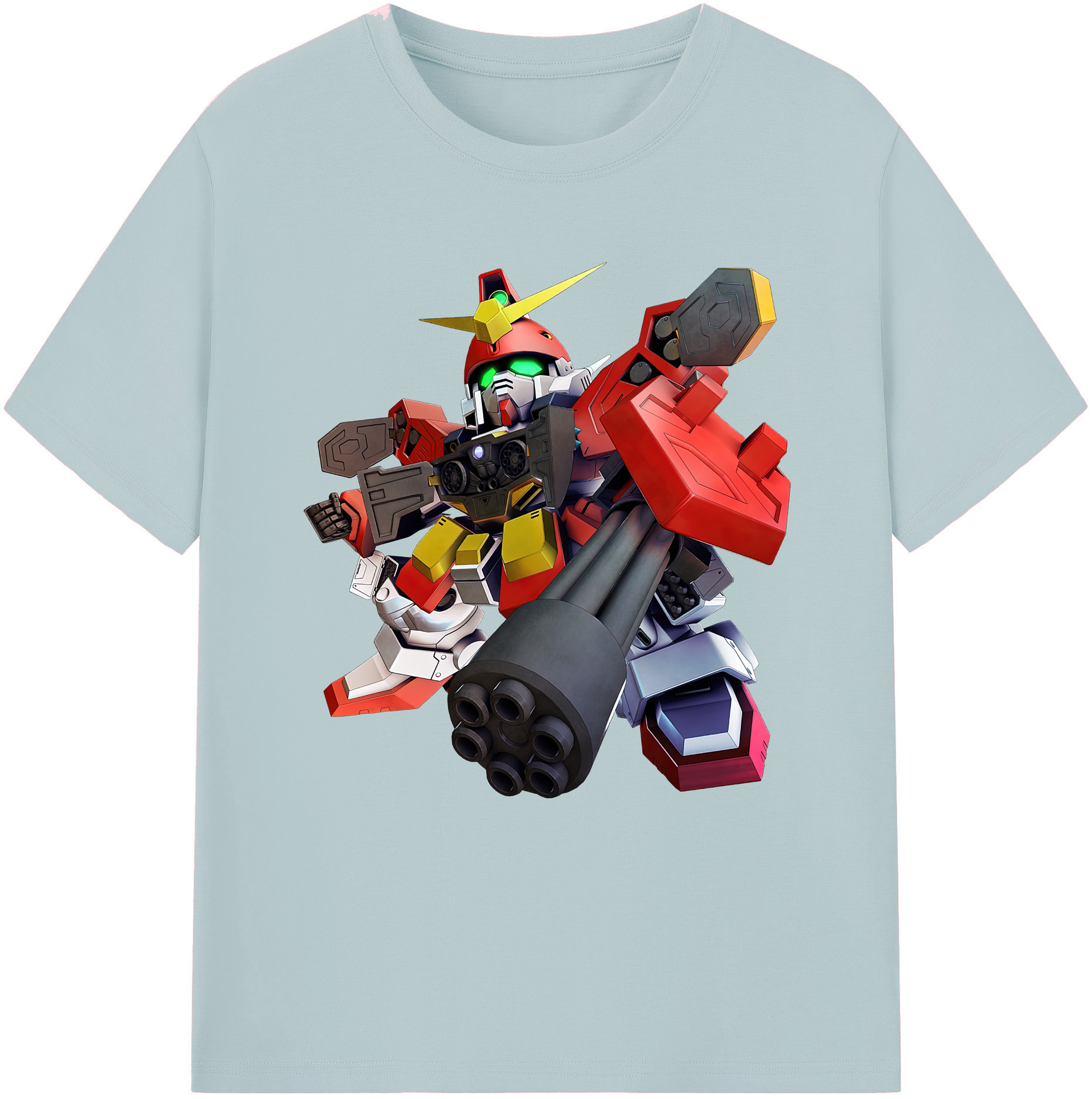 （画像用） 機動戦士ガンダム Mobile Suit Gundam 綿100％半袖Tシャツ（フロントプリント）